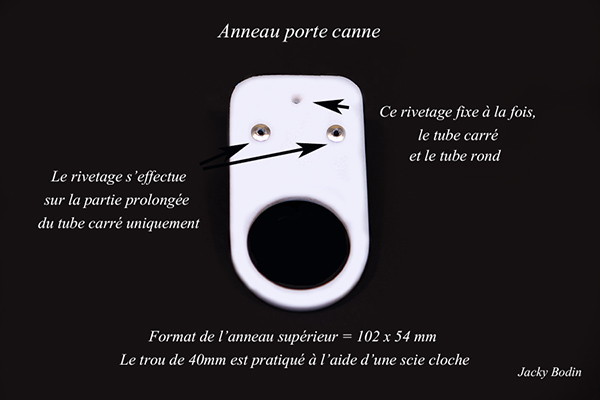 Fabrication des anneaux du porte cannes